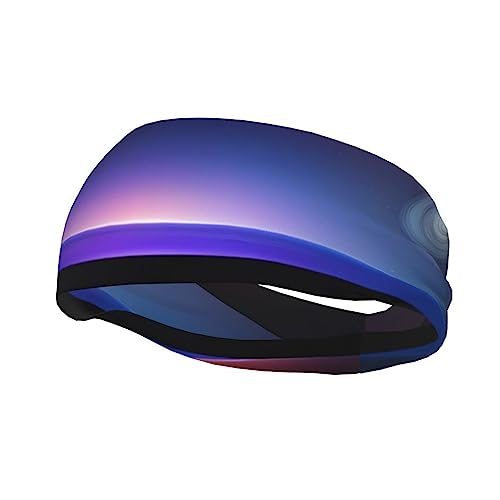 Cosmic Saturn Sports Stirnband für Männer und Frauen, geeignet für Laufen, Yoga, Basketball, elastisches Feuchtigkeitsband. von STejar