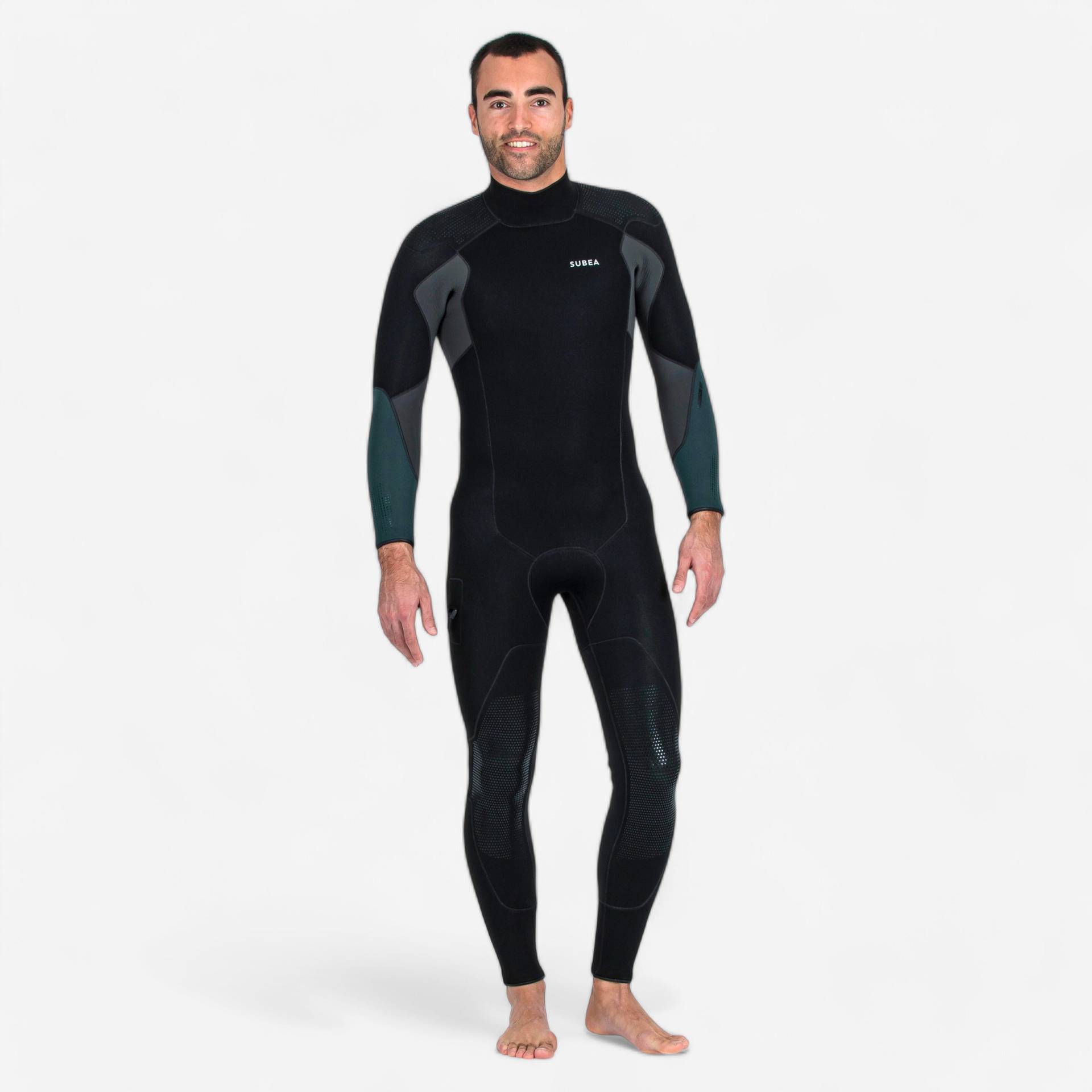 Neoprenanzug Gerätetauchen Herren 5 mm SCD 900 schwarz/khaki Neoprenanzug Gerätetauchen Herren 5 mm SCD 900 schwarz/khaki von SUBEA