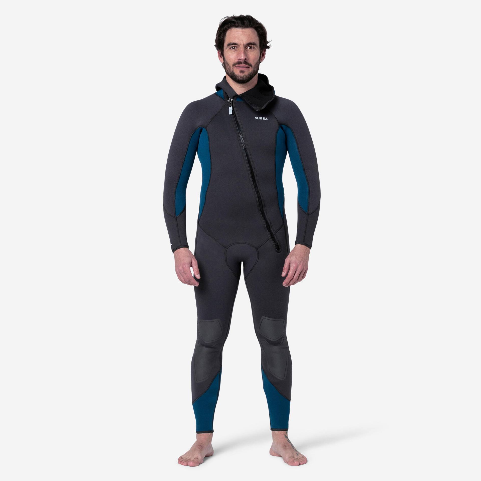 Neoprenanzug Tauchen Herren 5 mm - SCD 500 schwarz/blau Neoprenanzug Tauchen Herren 5 mm - SCD 500 schwarz/blau von SUBEA