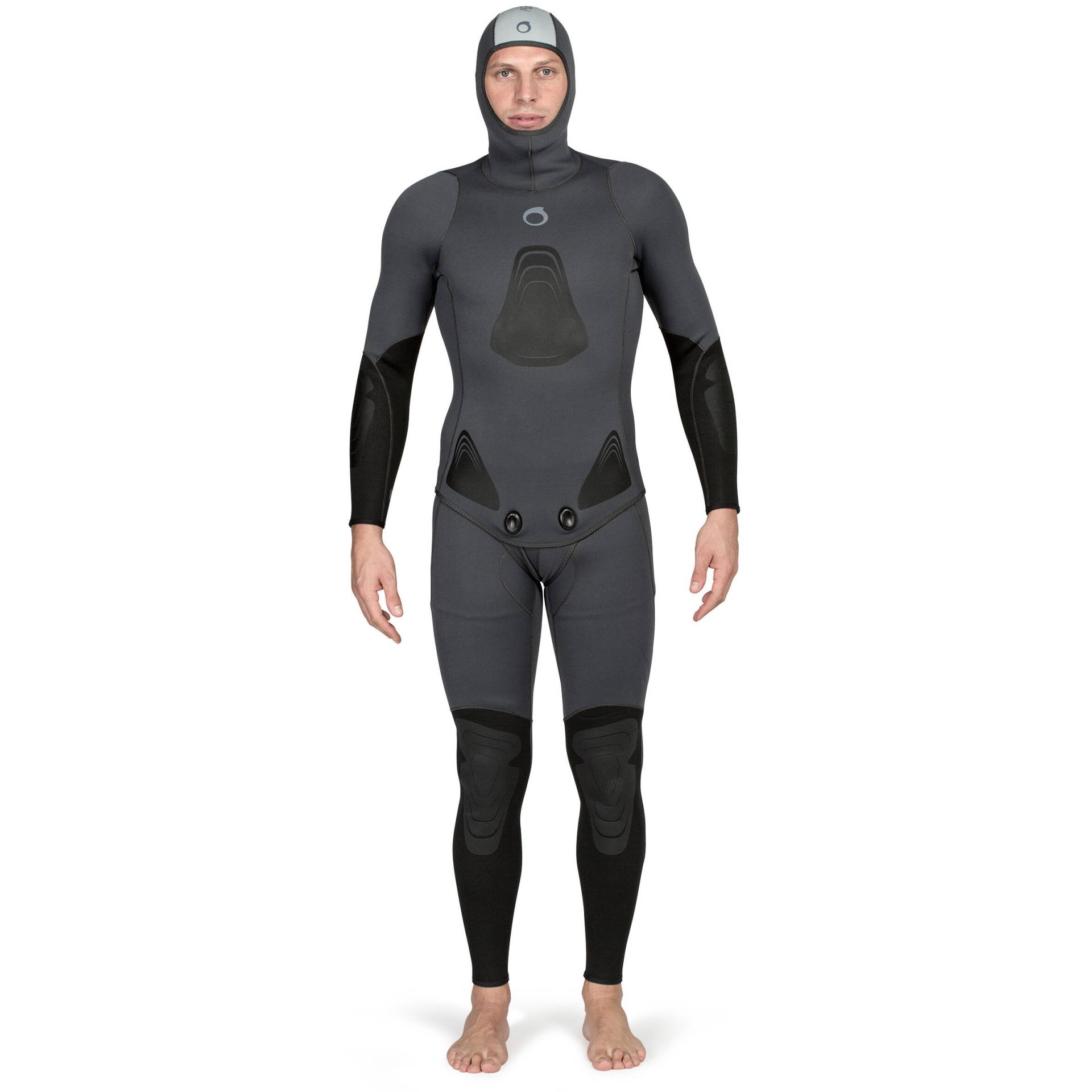 Neoprenjacke Freediving Herren 3 mm - SPF 500 grau von SUBEA