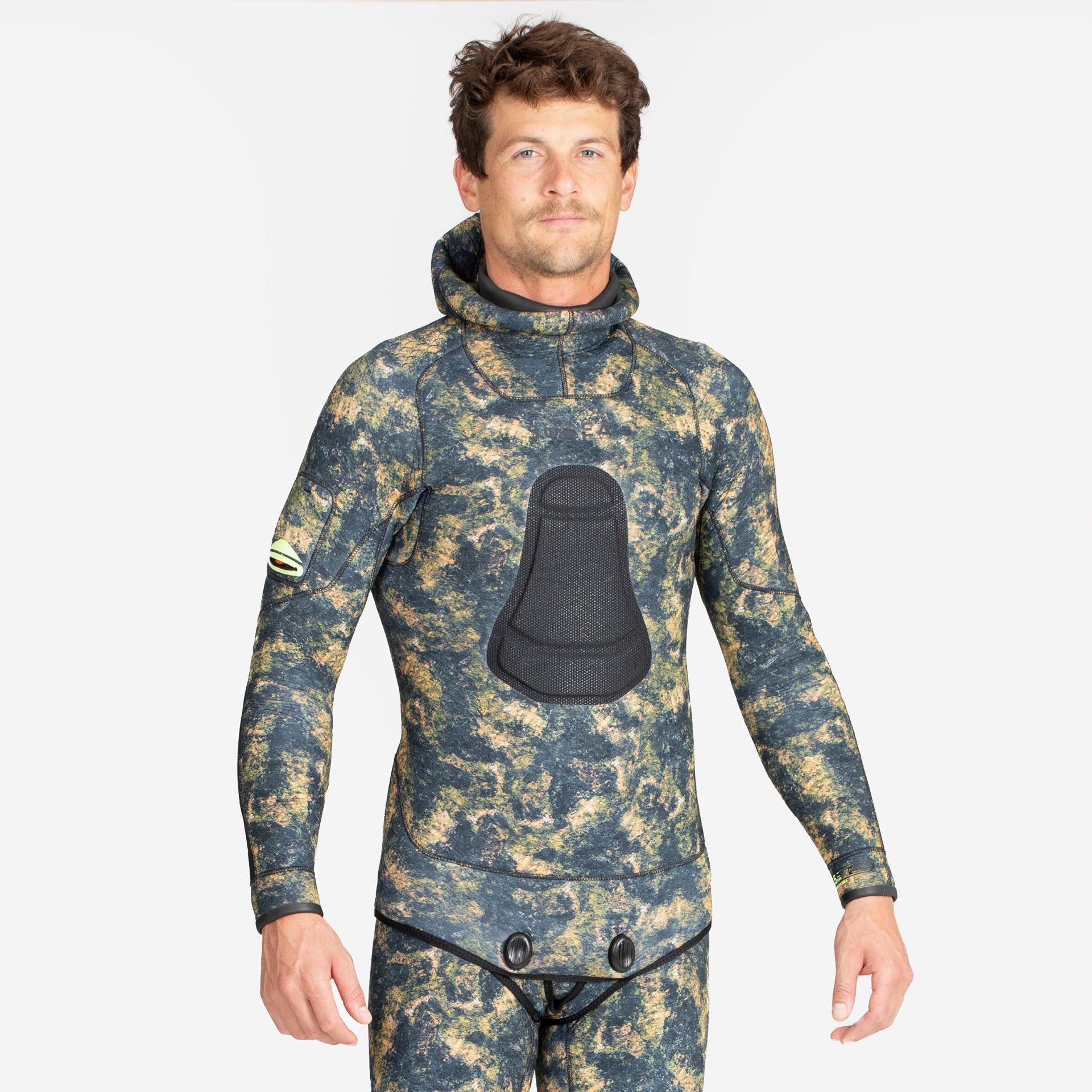 Neoprenjacke Freitauchen Herren 5 mm SPF 900+ camouflage Neoprenjacke Freitauchen Herren 5 mm SPF 900+ camouflage von SUBEA