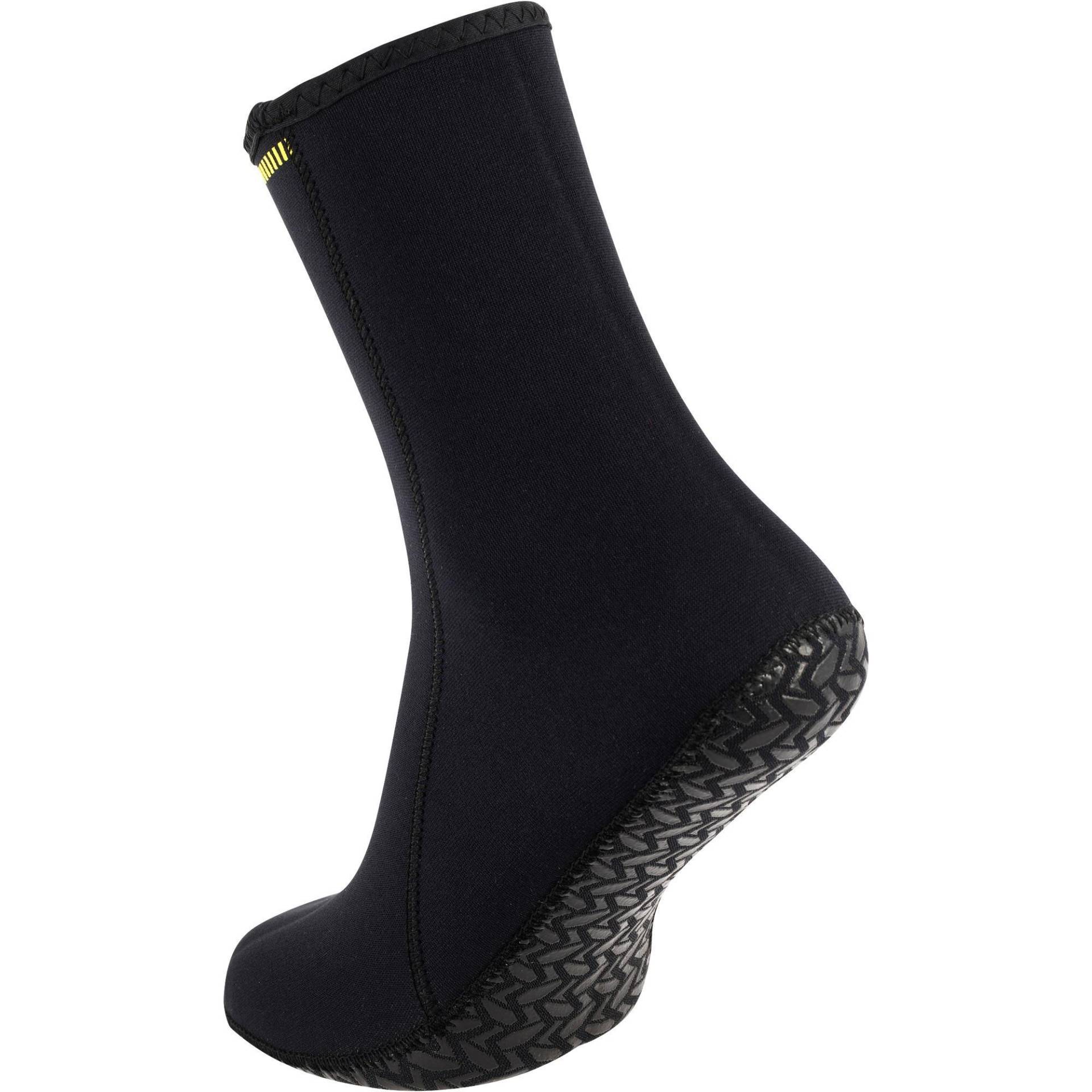 Neoprensocken Tauchen Neopren 3 mm - schwarz von SUBEA