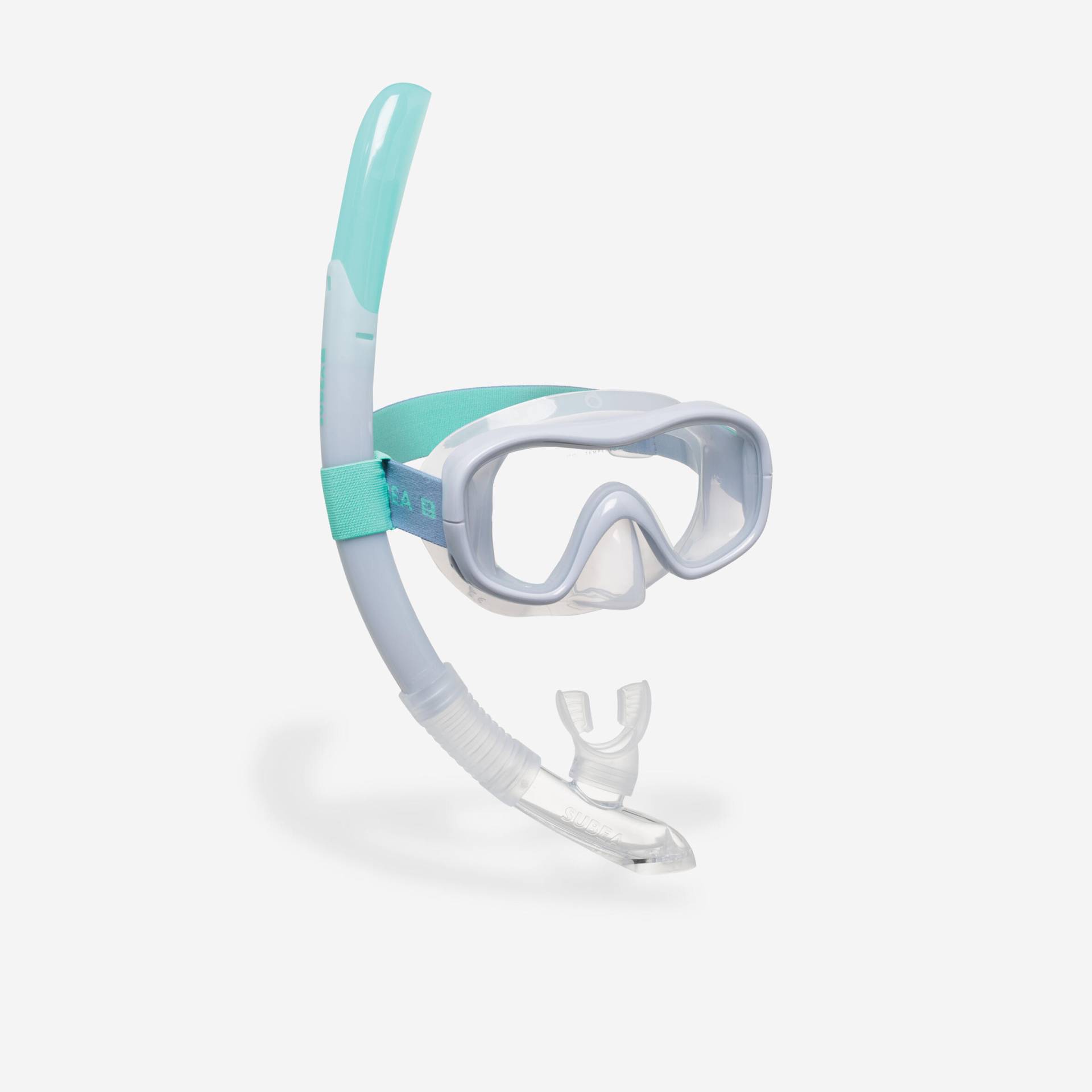 Schnorchel-Set Damen/Herren Maske Schnorchel 100 hellblau Schnorchel-Set Damen/Herren Maske Schnorchel 100 hellblau von SUBEA