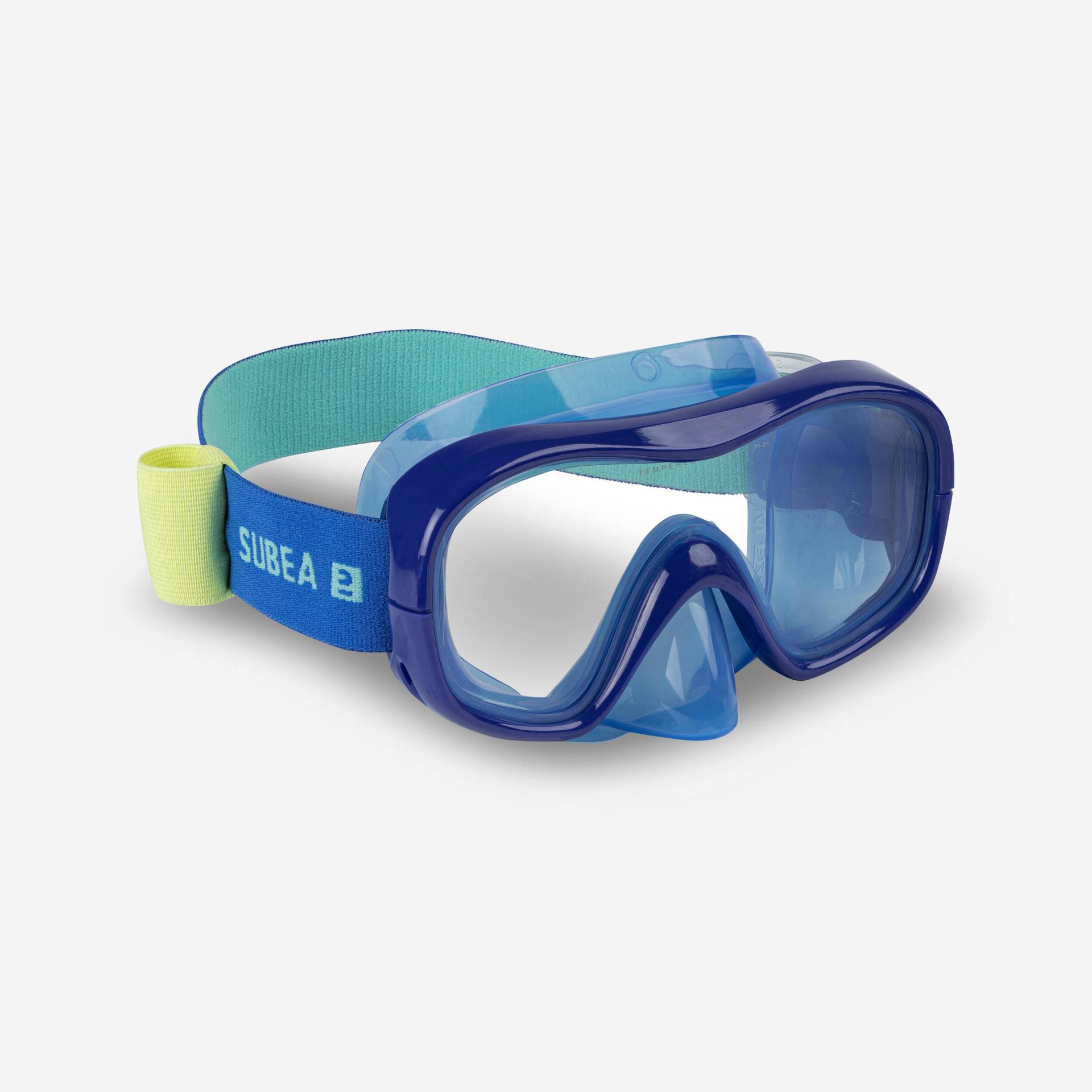 Schnorchelmaske Damen/Herren 100 Komfort blau Schnorchelmaske Damen/Herren 100 Komfort blau von SUBEA