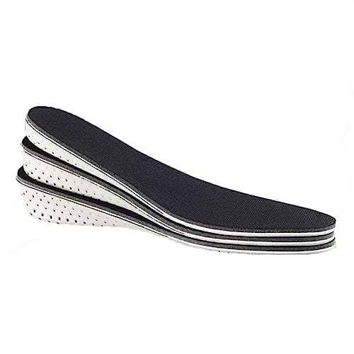 SUIOPPYUW 1 Paar Schuheinlagen Männer Höhe Erhöhen Heel Air Cushion Unisex Sportschuhe Wiederverwendbare Lift Höher Zubehör, 3CM von SUIOPPYUW