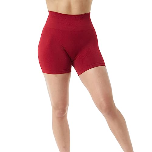 SUIOPPYUW Nahtlose Leggings Solid Butt Sportwear Gym Tights Damen Kleidung Atmungsaktive Radhose Workout Fitness Sommer, L von SUIOPPYUW