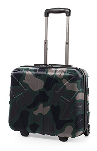 suitline - Pilotentrolley Hartschale, Business Trolley, Kabinengepäck, Handgepäck Trolley, Pilotenkoffer, Bordcase, Bordgepäck, TSA, ABS, 2 Rollen, Camouflage suitline - Pilotentrolley Hartschale, Business Trolley, Kabinengepäck, Handgepäck Trolley, Pilotenkoffer, Bordcase, Bordgepäck, TSA, ABS, 2 Rollen, Camouflage von suitline