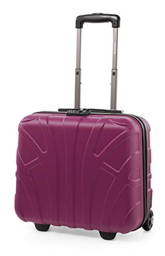 suitline - Pilotentrolley Hartschale, Business Trolley, Kabinengepäck, Handgepäck Trolley, Pilotenkoffer, Bordcase, Bordgepäck, TSA, ABS, 2 Rollen, Magenta suitline - Pilotentrolley Hartschale, Business Trolley, Kabinengepäck, Handgepäck Trolley, Pilotenkoffer, Bordcase, Bordgepäck, TSA, ABS, 2 Rollen, Magenta von suitline