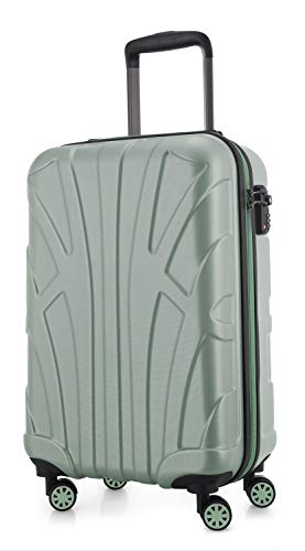 suitline - Handgepäck Hartschalen-Koffer Koffer Trolley Rollkoffer Reisekoffer, TSA, 55 cm, ca. 34 Liter, 100% ABS Matt, Mint suitline - Handgepäck Hartschalen-Koffer Koffer Trolley Rollkoffer Reisekoffer, TSA, 55 cm, ca. 34 Liter, 100% ABS Matt, Mint von suitline