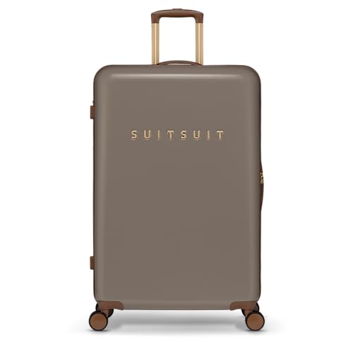 SUITSUIT Fab Seventies – Großer Reisekoffer – Check-in Koffer mit TSA-Schloss – 76 cm – 94L – Taupe SUITSUIT Fab Seventies – Großer Reisekoffer – Check-in Koffer mit TSA-Schloss – 76 cm – 94L – Taupe von SUITSUIT