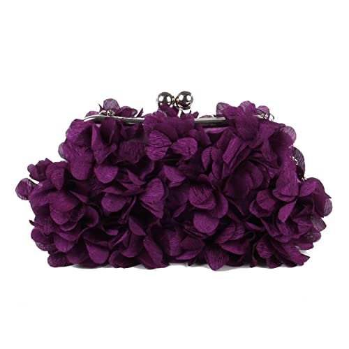 SUKUTU Damen Abend Clutch Blumen Abend Handtasche Damen Hochzeit Party Kette Umhängetasche Geldbörse SUKUTU Damen Abend Clutch Blumen Abend Handtasche Damen Hochzeit Party Kette Umhängetasche Geldbörse von SUKUTU