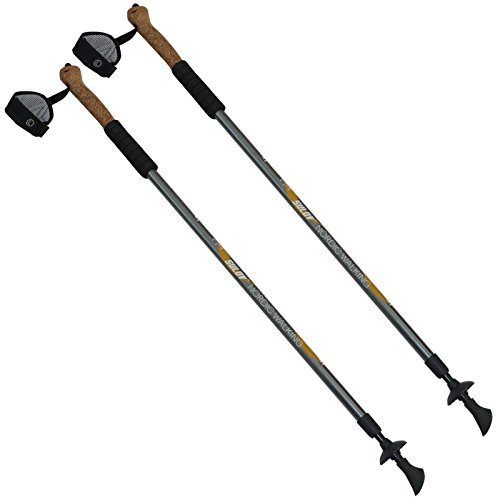 SULOV Erwachsene Nordic Walking Stöcke Trekkingstöcke Paar, orange, 90-150 cm, Trek-2 SULOV Erwachsene Nordic Walking Stöcke Trekkingstöcke Paar, orange, 90-150 cm, Trek-2 von SULOV