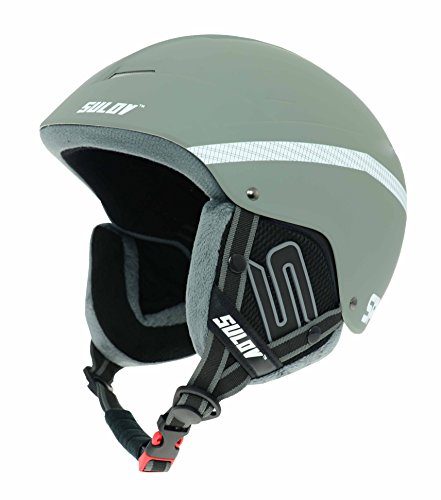 SULOV Unisex Adult Sphare Skihelm, Silber Matt, 58-61 cm SULOV Unisex Adult Sphare Skihelm, Silber Matt, 58-61 cm von SULOV