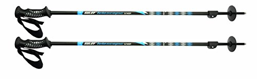SULOV Unisex Adult Teleskop Skistöcke, Blau, 90-145 cm SULOV Unisex Adult Teleskop Skistöcke, Blau, 90-145 cm von SULOV