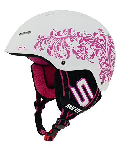SULOV Unisex Adult Wild Skihelm, Weiß/Rosa, 54-58 cm SULOV Unisex Adult Wild Skihelm, Weiß/Rosa, 54-58 cm von SULOV