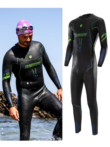 Triathlon-Neoprenanzüge SUMARPO, 3/2 mm Yamamoto SCS Smoothskin Neopren-Hautanzüge für Schwimmen im offenen Wasser, Fina & Ironman & USAT-zugelassen von SUMARPO