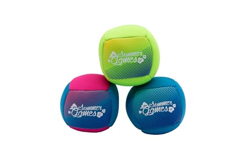SUMMER GAMES Splash Balls 3er Set - Wasserspielzeug für Kinder im 3er Set - nass oder trocken verwendbar am Pool, Strand oder im Garten SUMMER GAMES Splash Balls 3er Set - Wasserspielzeug für Kinder im 3er Set - nass oder trocken verwendbar am Pool, Strand oder im Garten von SUMMER GAMES