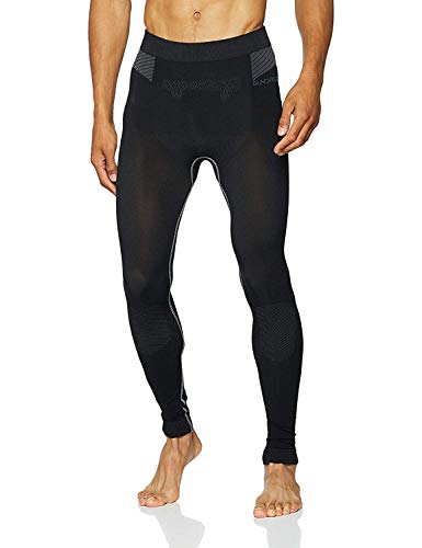 SUNDRIED Herren Laufhose Gym Trainingshose Compression Technologie (Schwarz, M) von SUNDRIED