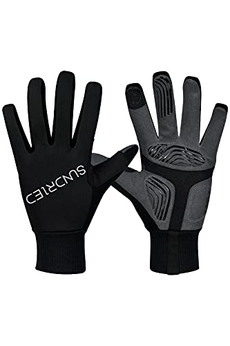 Sundried Touch Screen Cycle Handschuhe warm Full Unisex Radfahren Zubehör (Schwarz, XXL) von SUNDRIED