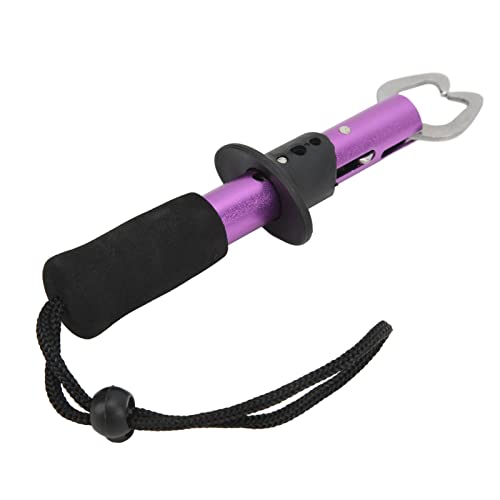 Edelstahl Fisch Grabber mit Schutz Beschichtung für Angel Utility (Purple) von SUNGOOYUE