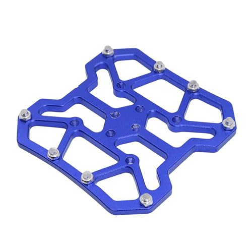 Fahrradpedaladapter, CNC Bearbeitete Aluminiumlegierung Leicht, für SPD und für Keo -Pedalsysteme, Clipless -Pedalplattform -Adapter (Blue) von SUNGOOYUE