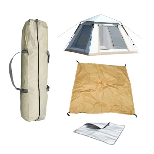 Pop-Up-Campingzelt, Wasserdichtes Oxford-Stoff, Automatisches Aufbauzelt für Familiencamping von SUNGOOYUE