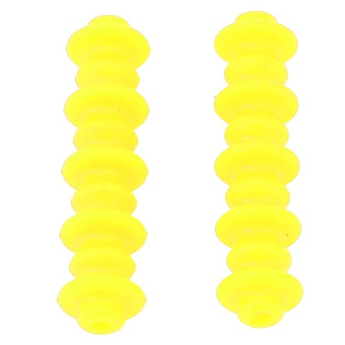 SUNGOOYUE Compound Bow String Stabilizer Rubber, Effiziente Geräuschreduzierung Bow String Damper, Geeignet für Reibungsloses und Leises Schießen Im Freien (Yellow) von SUNGOOYUE
