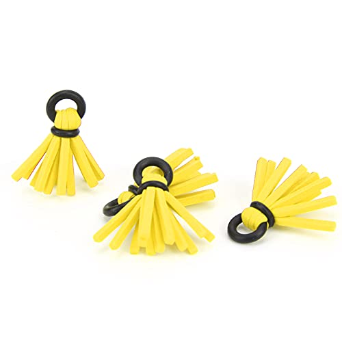 SUNGOOYUE Fliegenfischen Float Foam Strike Indicators Drift Hook Positioning Floats 4pcs Bobbers (Yellow) von SUNGOOYUE