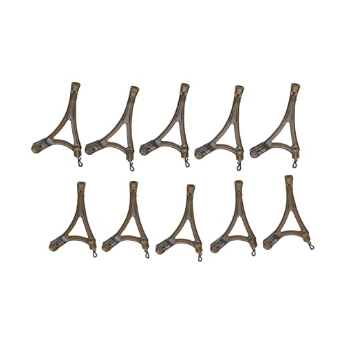 SUNGOOYUE Karpfenangeln Wirbel,10PCS R Typ Anti System Side Bends Wirbel mit QC Ring Swivel für Carp Feeder Cage SUNGOOYUE Karpfenangeln Wirbel,10PCS R Typ Anti System Side Bends Wirbel mit QC Ring Swivel für Carp Feeder Cage von SUNGOOYUE