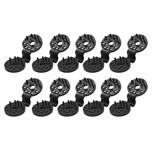 SUNGOOYUE Kunststoff-Clips für Schattentücher, Robust, Clips mit Feststellgriff, Geeignet für Garten Im Freien, Zelte und Vordächer (100 Stück) (Black) von SUNGOOYUE