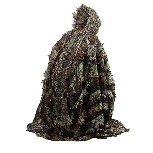 SUNGOOYUE Outdoor-Camouflage-Regenmantel, Jagd-Camouflage-Regenponcho-Reitregenbekleidung von SUNGOOYUE