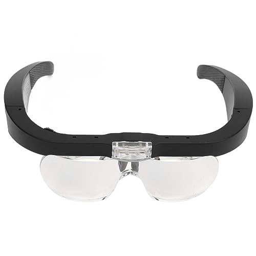 SUNGOOYUE Stirnband-Lupe, Verstellbares LED-Weißlicht, 4 Austauschbare Linsen, Kopfmontage-Lupe für Uhrenreparatur, Kunsthandwerk SUNGOOYUE Stirnband-Lupe, Verstellbares LED-Weißlicht, 4 Austauschbare Linsen, Kopfmontage-Lupe für Uhrenreparatur, Kunsthandwerk von SUNGOOYUE