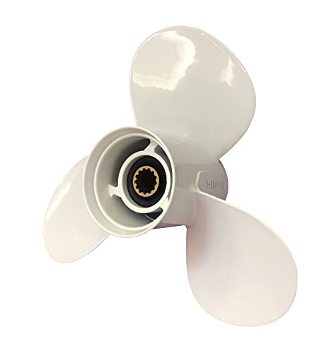 Yamaha Propeller für Außenbord-T25 30PS 40PS 50PS 55PS 60PS / Boot Außenbordpropeller 11 5/8x11-G für Yamaha Motor 3-1/2 Zoll Getriebe 13 Verzahnung 69W-45947-00/663-45947-02 Yamaha Propeller für Außenbord-T25 30PS 40PS 50PS 55PS 60PS / Boot Außenbordpropeller 11 5/8x11-G für Yamaha Motor 3-1/2 Zoll Getriebe 13 Verzahnung 69W-45947-00/663-45947-02 von SUNGZE