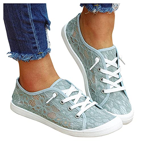 SUNNSEAN Sneaker Damen Leicht Flache Schuhe Atmungsaktive Stoffschuhe Elegante Frauen Schnürhalbschuhe Laufschuhe Sommer Outdoor Walkingschuhe Halbschuhe Schuhe SUNNSEAN Sneaker Damen Leicht Flache Schuhe Atmungsaktive Stoffschuhe Elegante Frauen Schnürhalbschuhe Laufschuhe Sommer Outdoor Walkingschuhe Halbschuhe Schuhe von SUNNSEAN