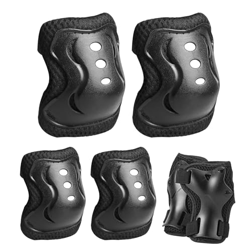 Schützer Protektoren Set 6 in 1, Schützer Verstellbar, Knieschoner Kinder, mit Knie-Ellbogen-Handgelenkschoner, Schutzausrüstung , für Skateboarden, Roller, Ski Oder Radfahren,für 7-14 Jahre Kinder Schützer Protektoren Set 6 in 1, Schützer Verstellbar, Knieschoner Kinder, mit Knie-Ellbogen-Handgelenkschoner, Schutzausrüstung , für Skateboarden, Roller, Ski Oder Radfahren,für 7-14 Jahre Kinder von SUNOYA