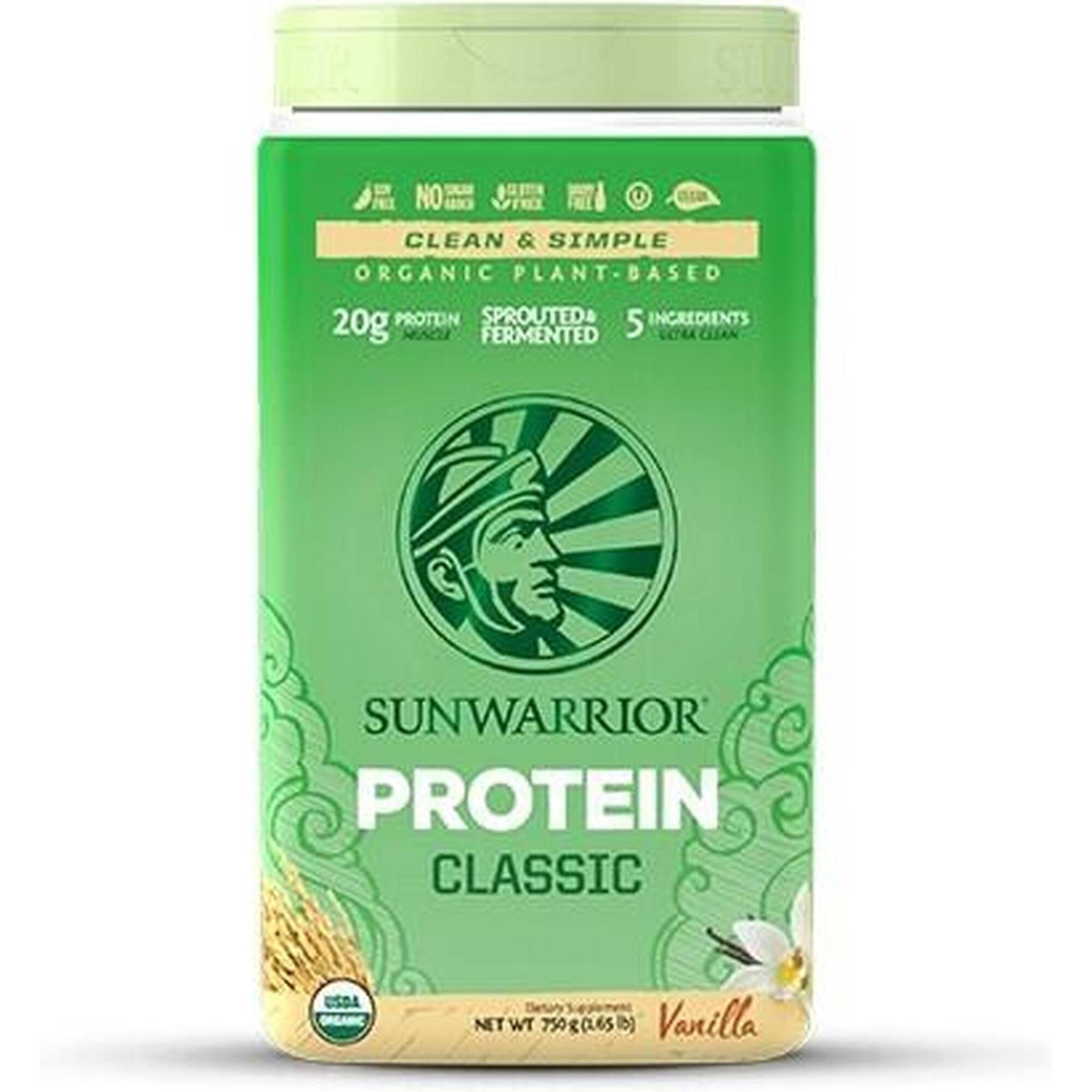 Sunwarrior Protein Classic Organic (750g) Vanilla von SUNWARRIOR