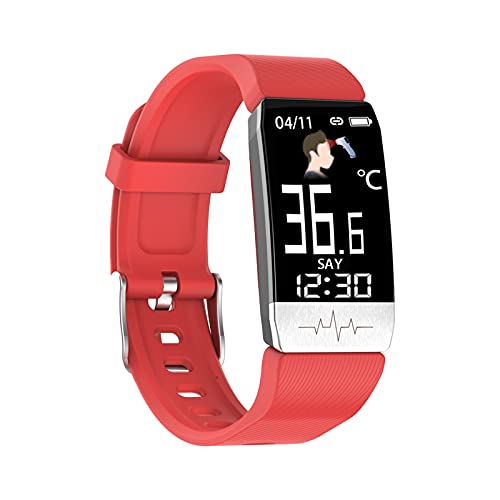 SUPBRO Fitness Armband mit Pulsmesser Wasserdicht IP68 Fitness Tracker Smartwatch 1,14" Farbbildschirm ECG PPG Aktivitätstracker Pulsuhr Schrittzähler Uhr Sportuhr für Damen für iOS Android von SUPBRO