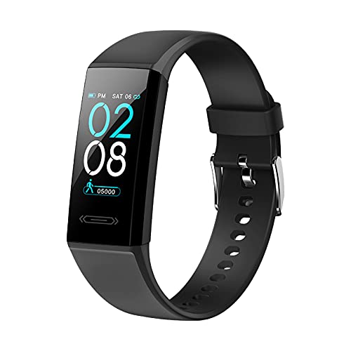 SUPBRO Fitness Tracker Schrittzähler Uhr IP68 Wasserdicht Smartwatch mit Pulsmesser Smart Watch für Damen Herren Kinder iOS Android Kompatibel von SUPBRO
