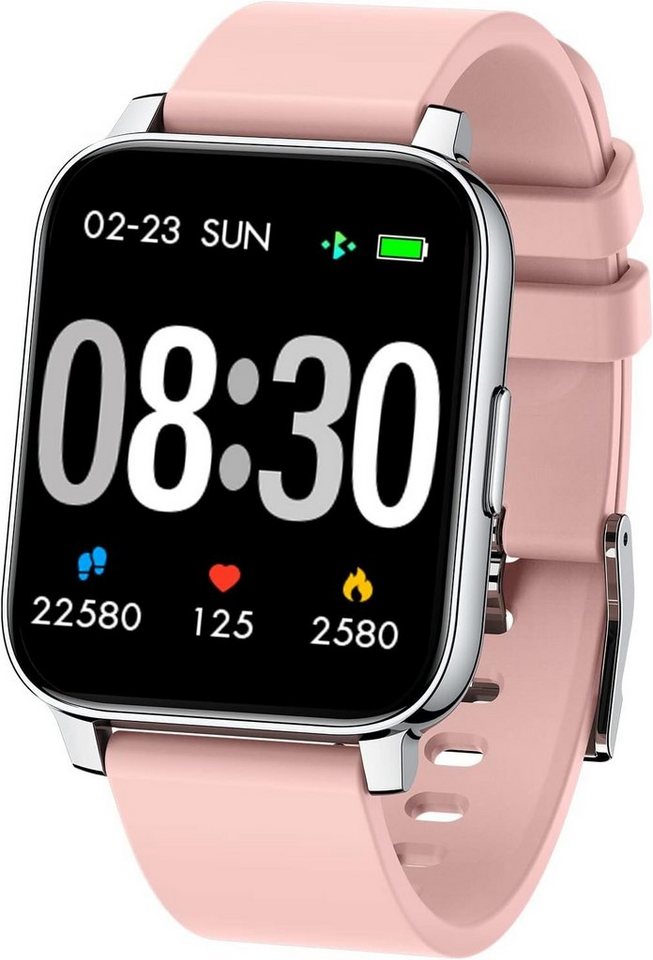 SUPBRO Smartwatch (1,69 Zoll, Andriod iOS), Fitness Tracker Uhr IP67 Wasserdicht Fitnessuhr mit Pulsmesser von SUPBRO