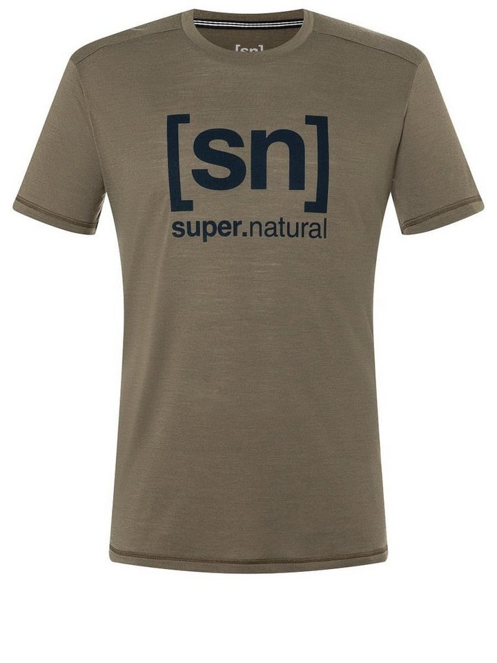 SUPER.NATURAL Kurzarmshirt Super.natural M Logo Tee Herren Kurzarm-Shirt von SUPER.NATURAL