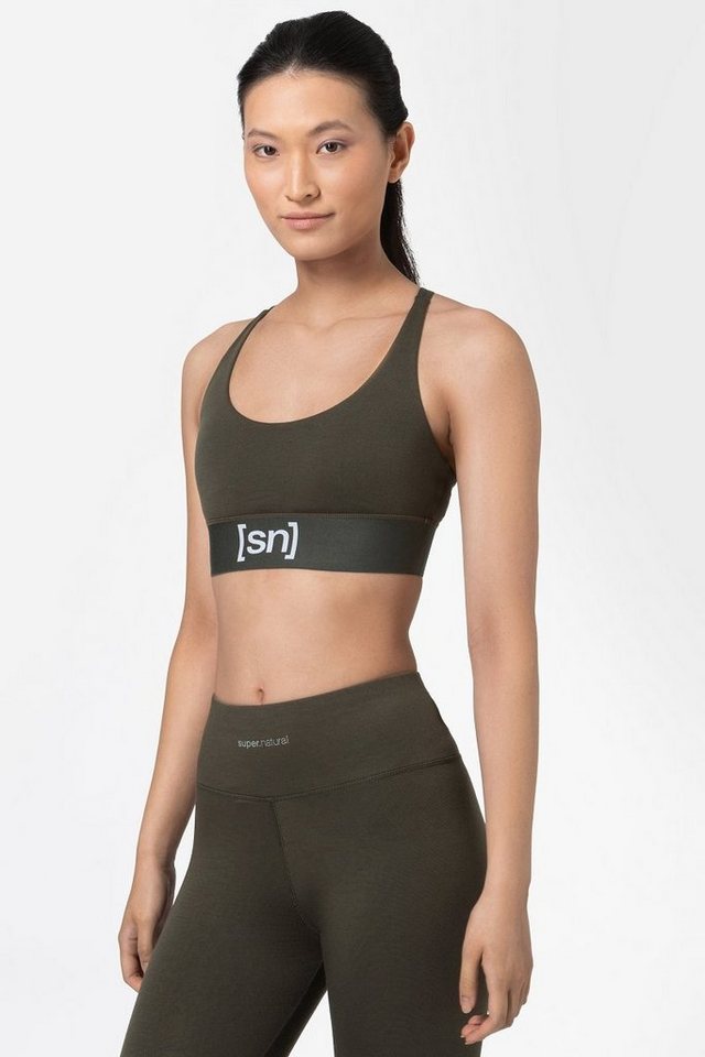 SUPER.NATURAL Sport-BH für Damen aus Merino W SUPER TOP mit gekreuzten Trägern am Rücken SUPER.NATURAL Sport-BH für Damen aus Merino W SUPER TOP mit gekreuzten Trägern am Rücken von SUPER.NATURAL