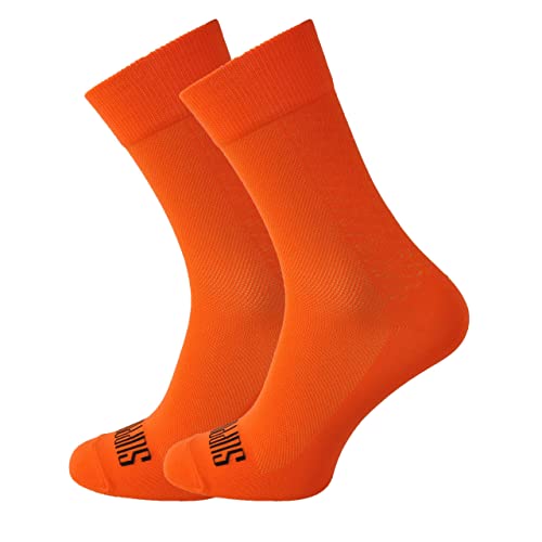 SUPPORT Superleichte Fahrradsocken für Herren, atmungsaktive Technologie, rutschfeste Faser, Unisex, Zubehör für Radfahrer, Wandern, Klettern, Radfahren, Reiten, Orange, 39–41 EU SUPPORT Superleichte Fahrradsocken für Herren, atmungsaktive Technologie, rutschfeste Faser, Unisex, Zubehör für Radfahrer, Wandern, Klettern, Radfahren, Reiten, Orange, 39–41 EU von Support