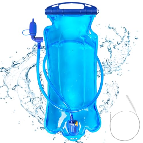 SUPRBIRD Trinkblase 0.5L/1L/1,5L/2L/2.5L//3L Wasserblase für Trinkrucksack,Rucksack,Trinksystem BPA frei,Outdoor Trinkblase mit Trinkschlauch für Laufen, Wandern, Radfahren von SUPRBIRD