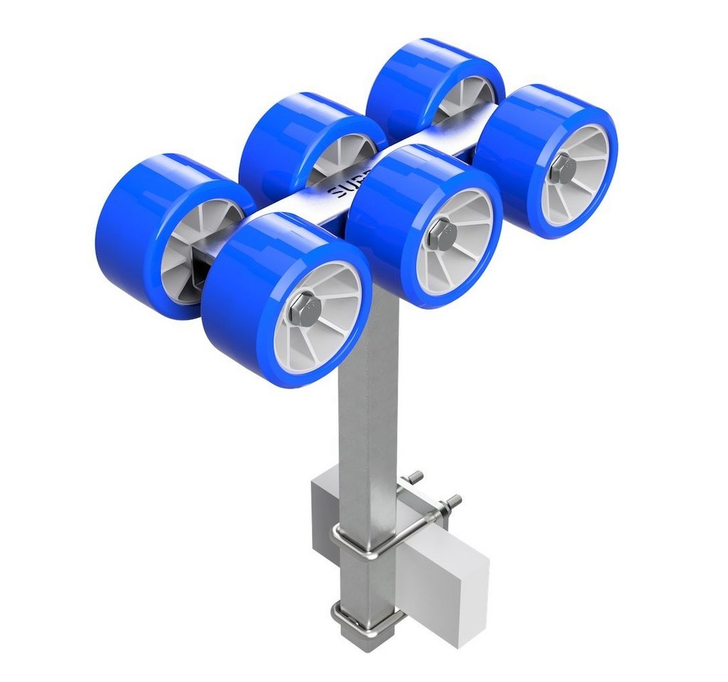 SUPROD Auffahrrampe Sliprollen Slipwagen Sliphilfe Bootstrailer TPU Reifen Ø 120 mm, 6er SUPROD Auffahrrampe Sliprollen Slipwagen Sliphilfe Bootstrailer TPU Reifen Ø 120 mm, 6er von SUPROD