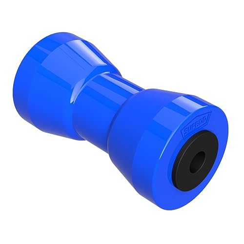 SUPROD Polyurethan Kielrolle Sliprolle PU 158 mm, blau von SUPROD