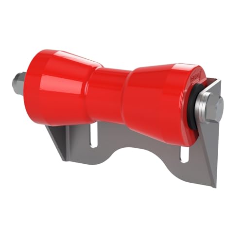 SUPROD Polyurethan Kielrolle mit Halter U Sliprolle Bootstrailer Sliphilfe verzinkt 180 mm, rot SUPROD Polyurethan Kielrolle mit Halter U Sliprolle Bootstrailer Sliphilfe verzinkt 180 mm, rot von SUPROD