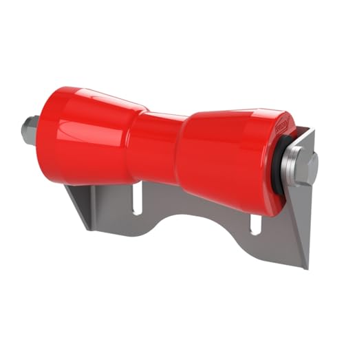 SUPROD Polyurethan Kielrolle mit Halter U Sliprolle Bootstrailer Sliphilfe verzinkt 200 mm, rot SUPROD Polyurethan Kielrolle mit Halter U Sliprolle Bootstrailer Sliphilfe verzinkt 200 mm, rot von SUPROD