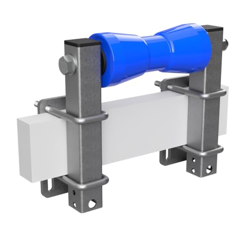 SUPROD Polyurethan Kielrolle mit Stützen Sliprolle Bootstrailer Sliphilfe verzinkt B=200, L=250 mm, blau SUPROD Polyurethan Kielrolle mit Stützen Sliprolle Bootstrailer Sliphilfe verzinkt B=200, L=250 mm, blau von SUPROD