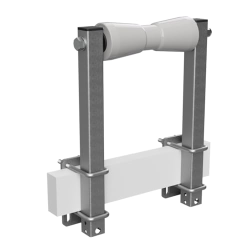 SUPROD Polyurethan Kielrolle mit Stützen Sliprolle Bootstrailer Sliphilfe verzinkt B=250, L=450 mm, grau SUPROD Polyurethan Kielrolle mit Stützen Sliprolle Bootstrailer Sliphilfe verzinkt B=250, L=450 mm, grau von SUPROD