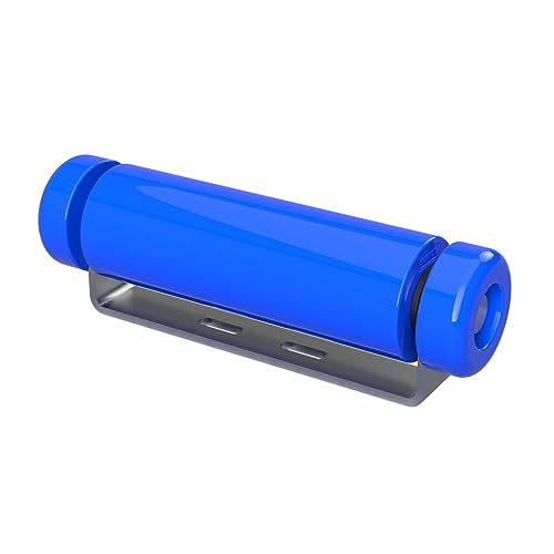 SUPROD Polyurethan Seitenrolle mit Halter, inkl. Endkappen, Bootstrailer Sliphilfe, Stahl verzinkt, 250 mm (+ EC), blau von SUPROD